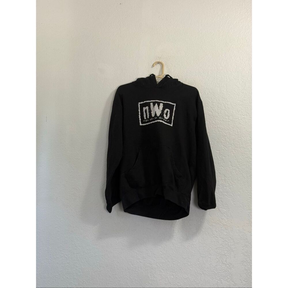 WWE NWO New World Order Wolfpack‎ Wrestling Hooded Sweatshirt Men's Size L
